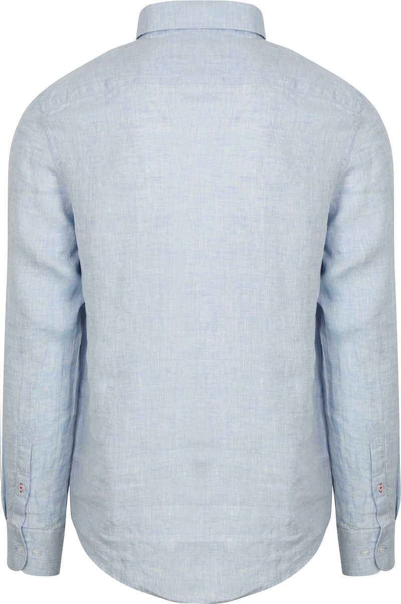 Steppin' Out Overhemd Linnen Lichtblauw