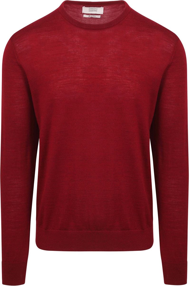 King Essentials The John Pullover Merino Rot