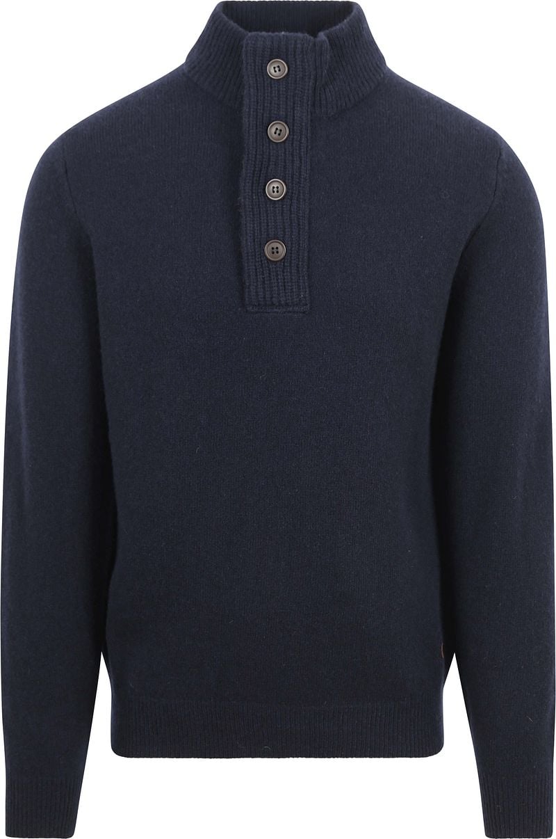 Barbour Trui Wol Patch Navy