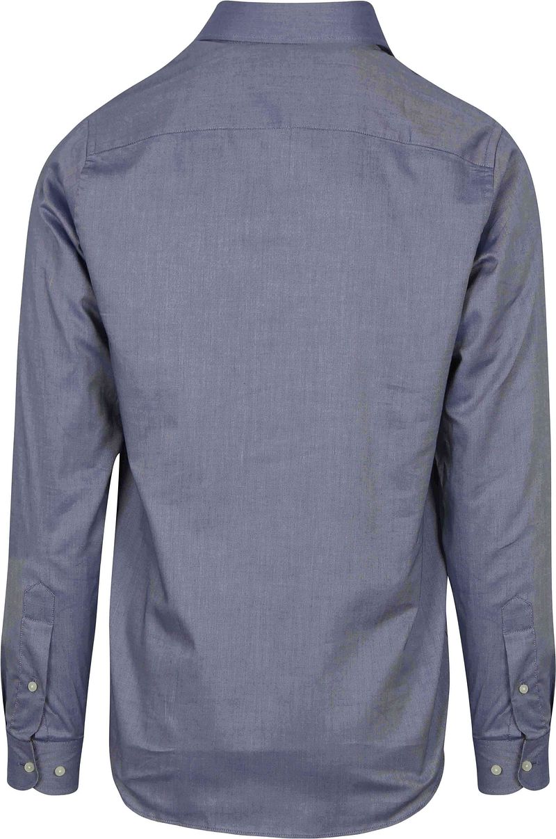 Steppin' Out Overhemd Oxford Melange Blauw