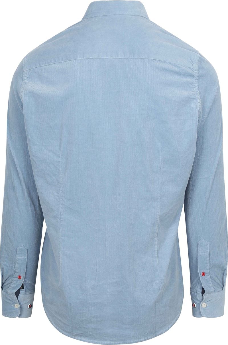 new zealand auckland NZA Overhemd Omar Fine Corduroy Lichtblauw