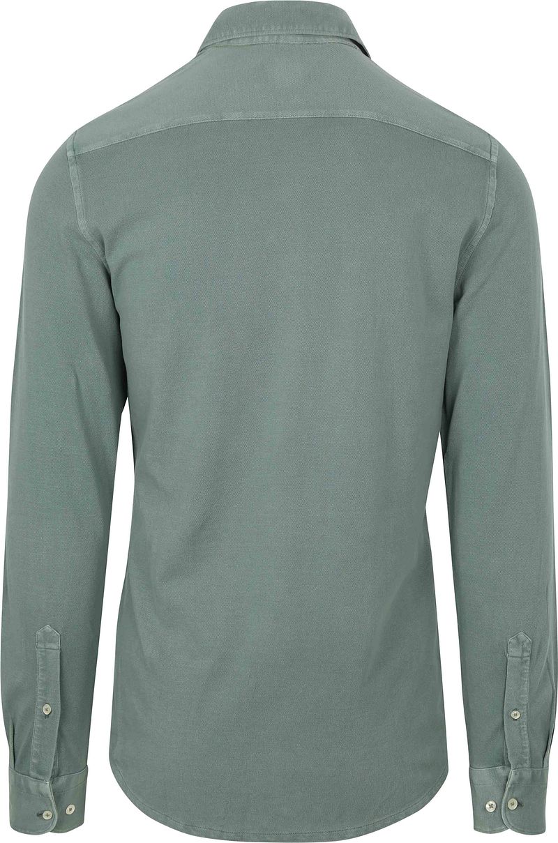 Suitable Piqué Overhemd Groen