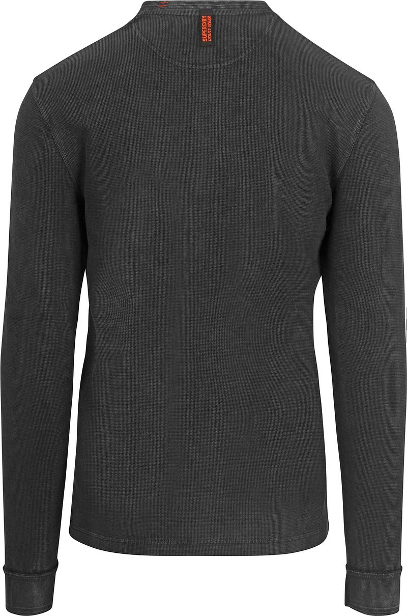 Superdry Vintage Textured Trui Antraciet