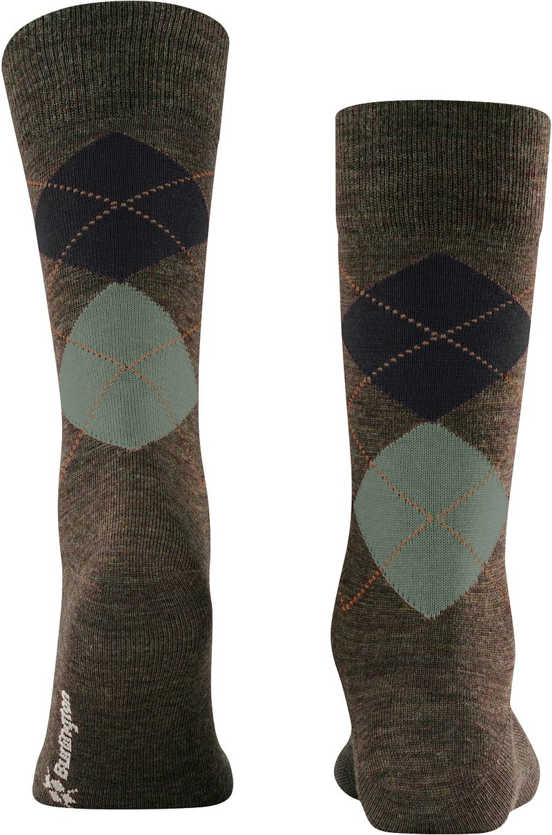 Burlington Wol Edinburgh Melange Groen 7185