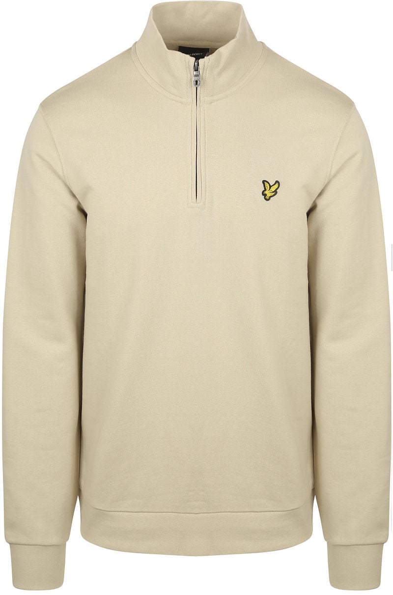 Lyle and Scott Lyle & Scott Sweat Half Zip Greige