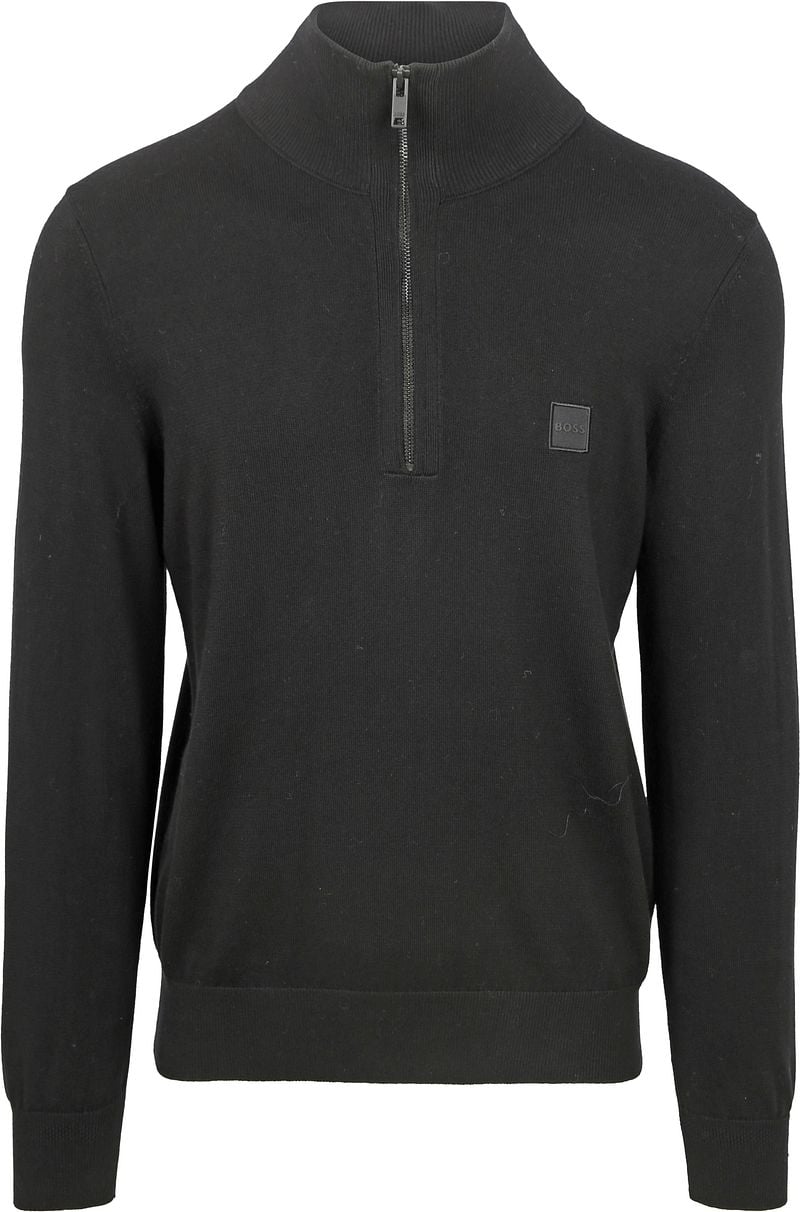 BOSS Kanobix Half Zip Pullover Schwarz - Größe 3XL günstig online kaufen