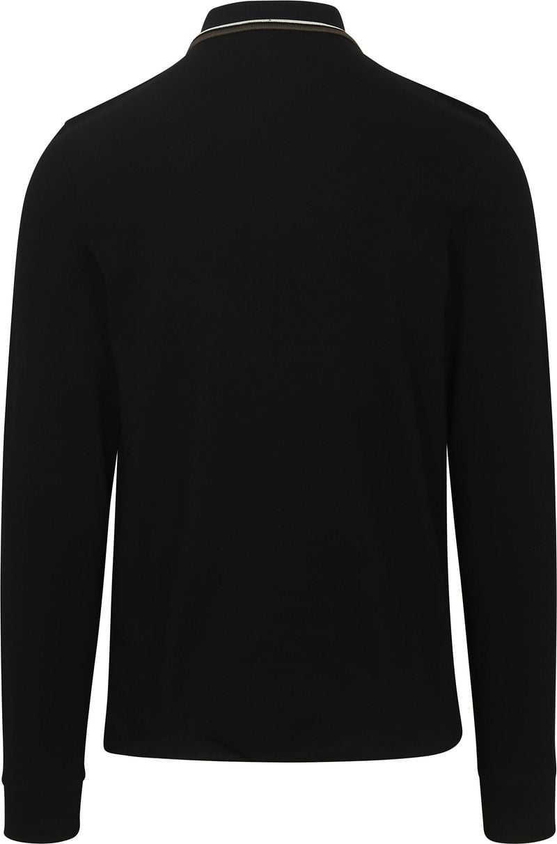 Fred Perry Langarm-Poloshirt Schwarz W54 - Größe XXL günstig online kaufen