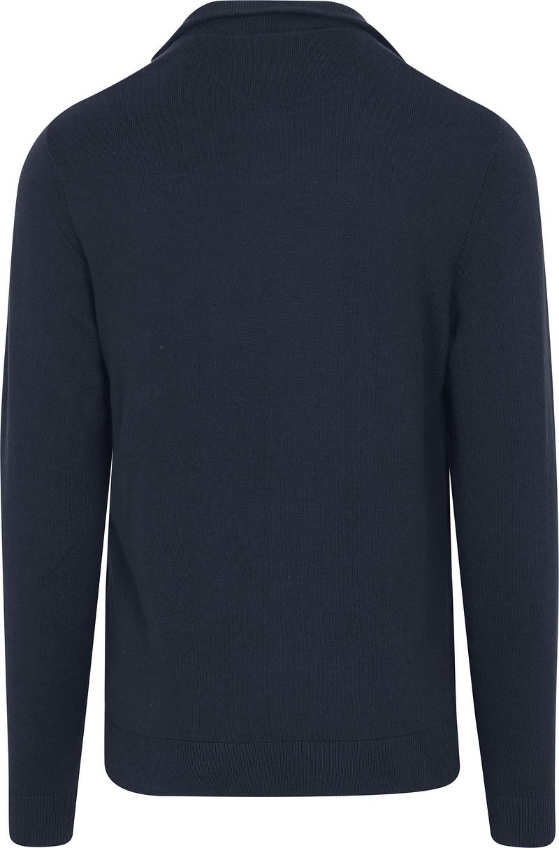 McGregor Half Zip Trui Merino Blend Navy
