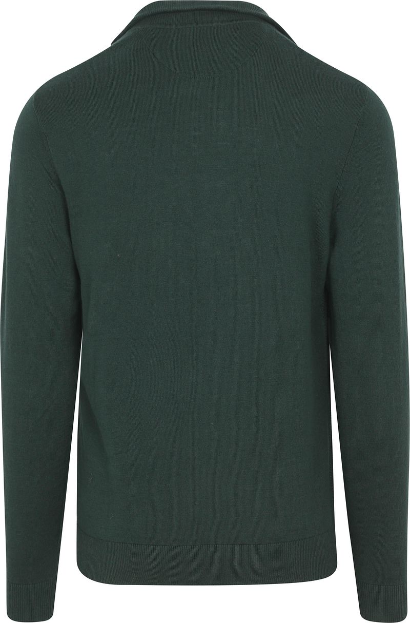 McGregor Half Zip Trui Merinowol Blend Pine Groen