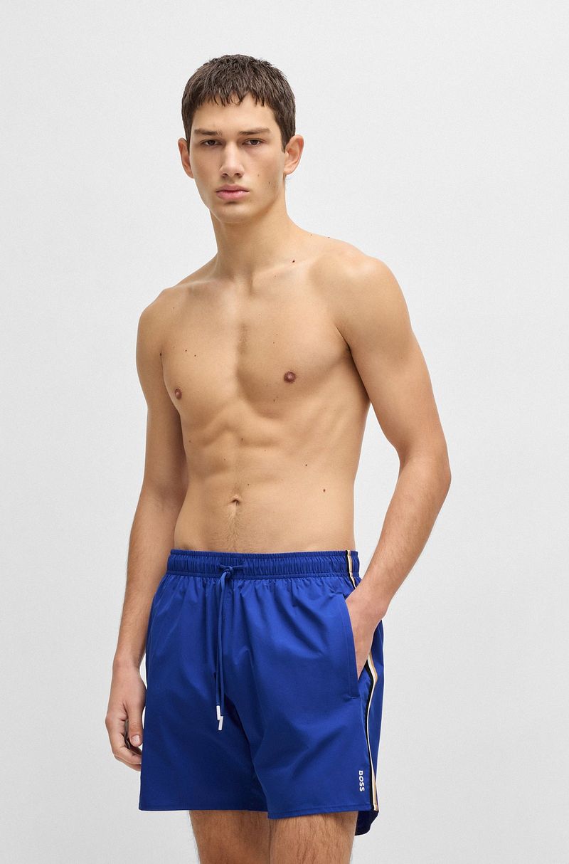 Boss Zwembroek Iconic Blauw