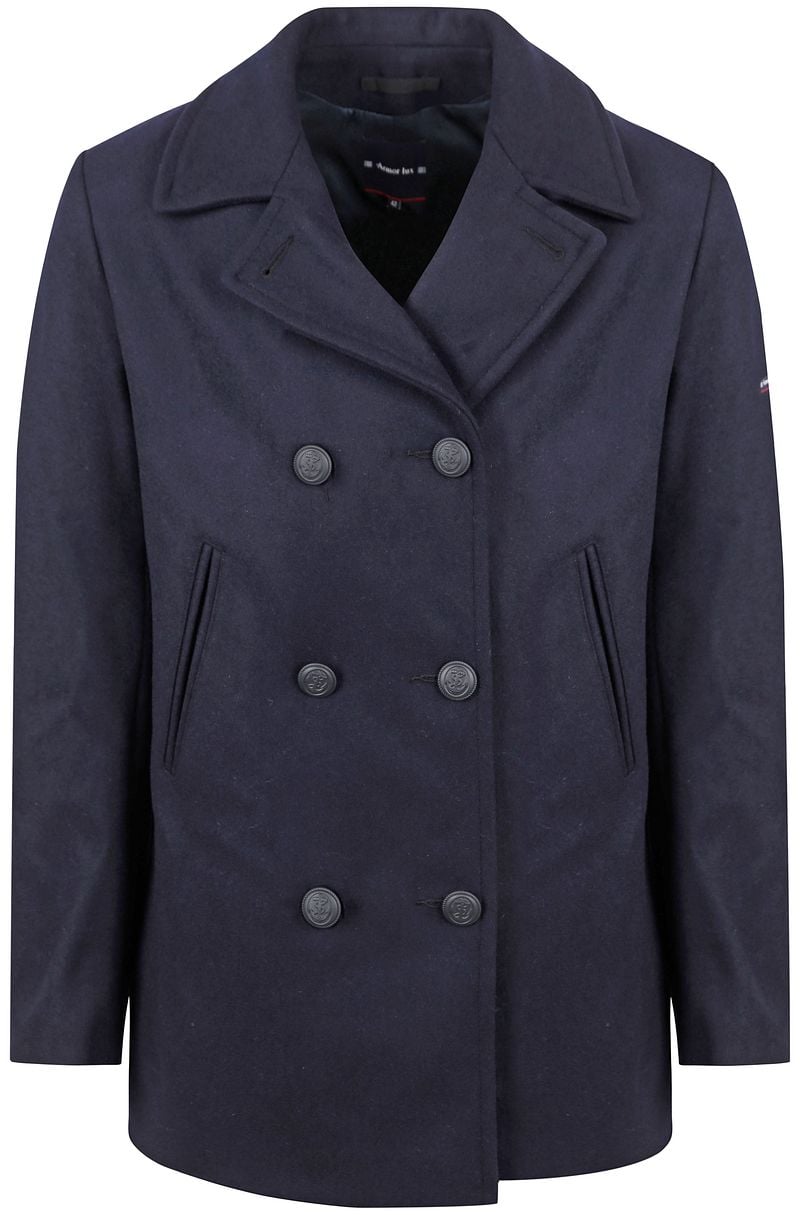 Armor-lux Cap Sizun Jas Wol Navy