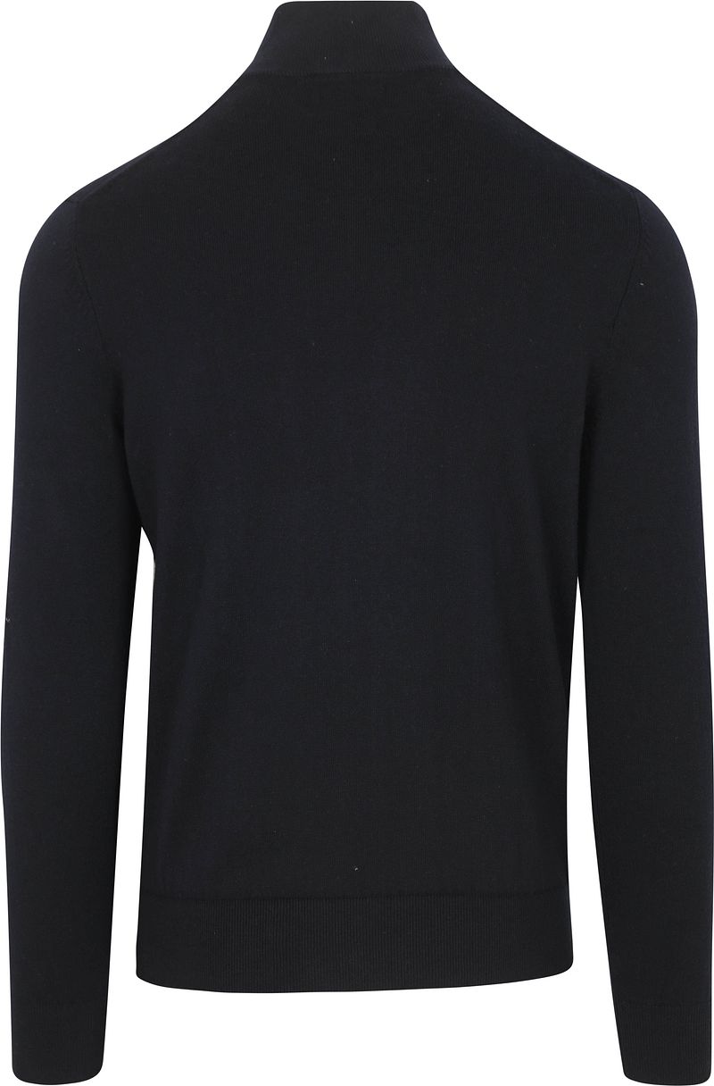 Steppin' Out Half-Zip Trui Cotton Cashmere Navy