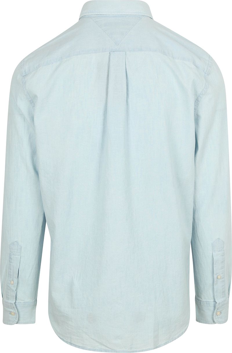 Tommy Hilfiger Chambray Overhemd Lichtblauw