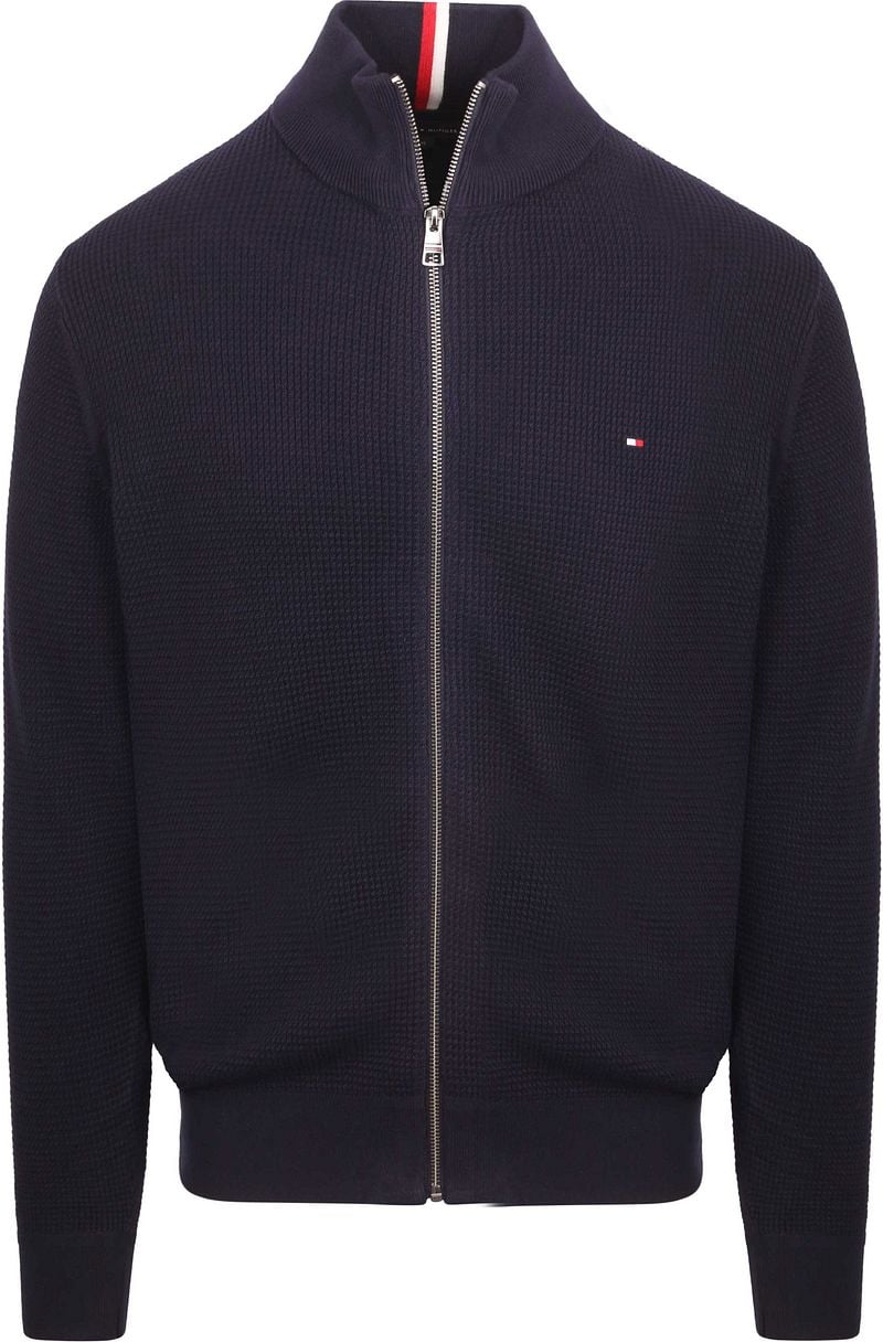 Tommy Hilfiger Cardigan REFINED STRUCTURE ZIP THRU