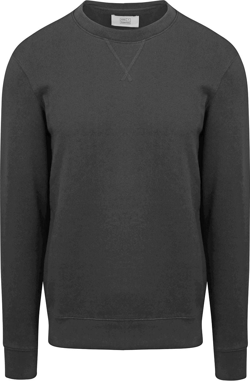 KING Essentials The George Sweater Zwart