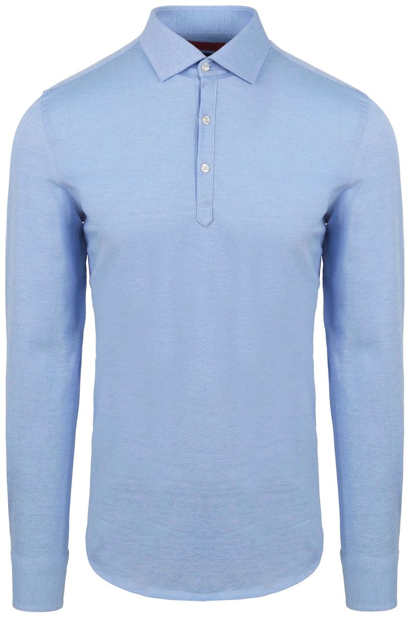 Suitable Camicia Poloshirt Lichtblauw