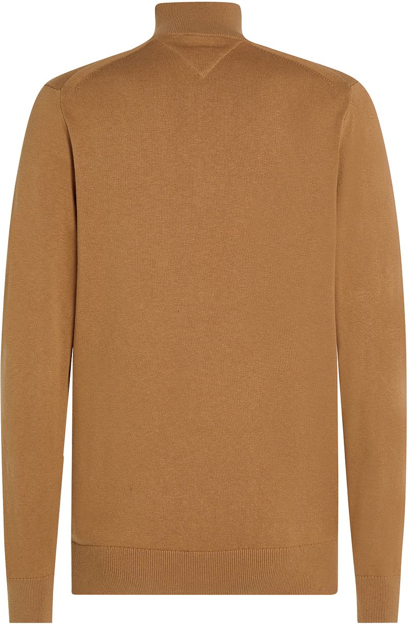 Tommy Hilfiger Half Zip Pullover Camel - Größe L günstig online kaufen