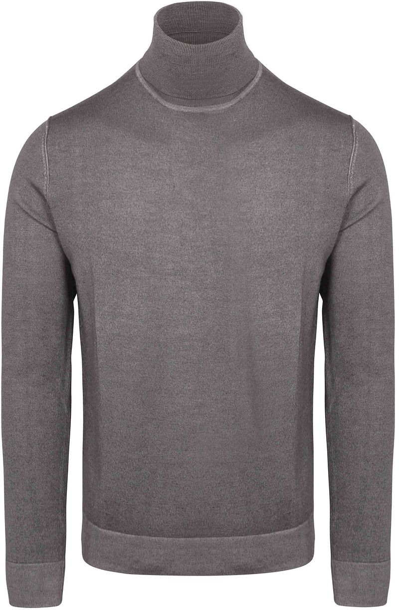 Marc O'Polo Rollkragenpullover Merinowolle Grau - Größe XL günstig online kaufen