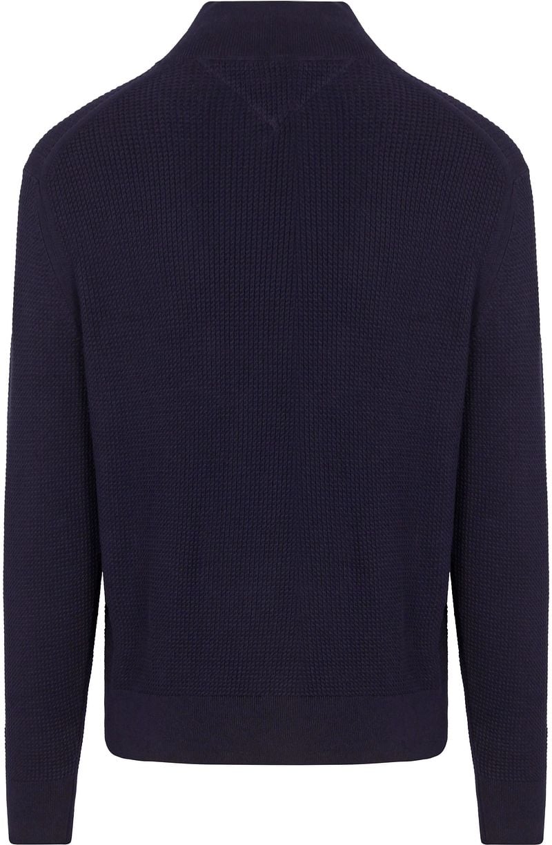 Tommy Hilfiger Half Zip Kabelpullover Navy - Größe XXL günstig online kaufen