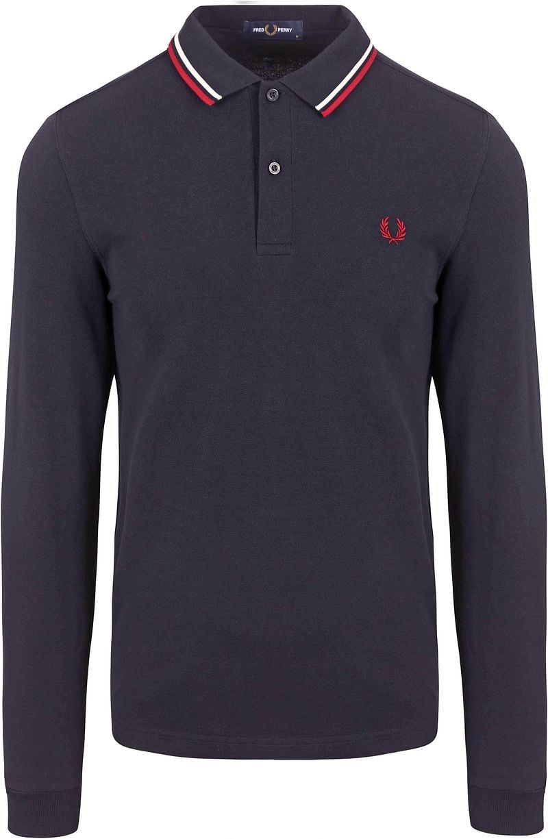 Fred Perry Langarm-Poloshirt Navy T55 - Größe 3XL günstig online kaufen