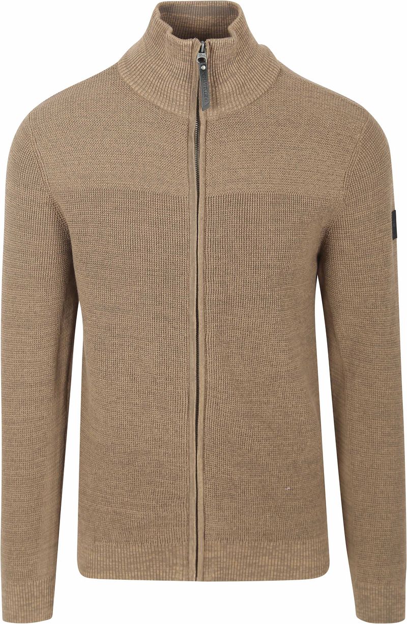 Petrol Vest Maywood Lichtbruin