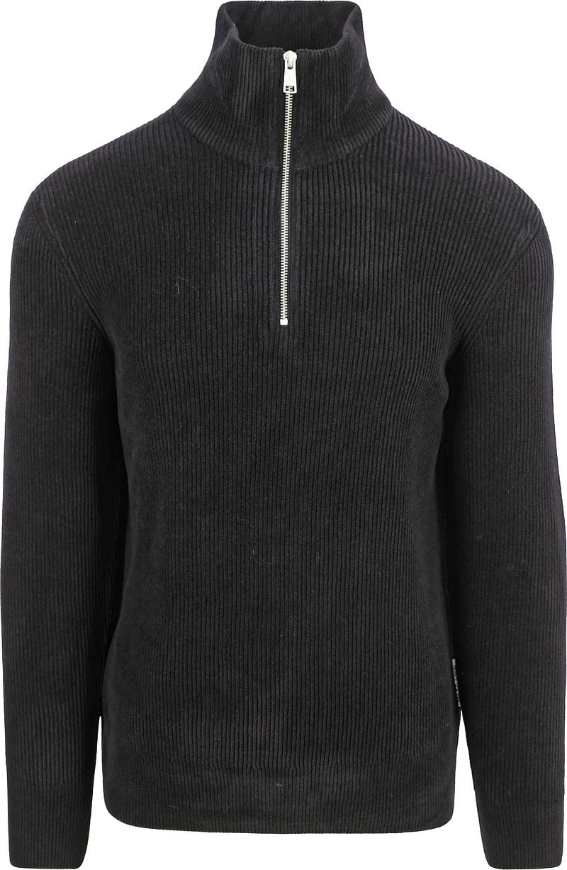 Marc O'Polo Half Zip Pullover Corduroy Schwarz - Größe XXL günstig online kaufen