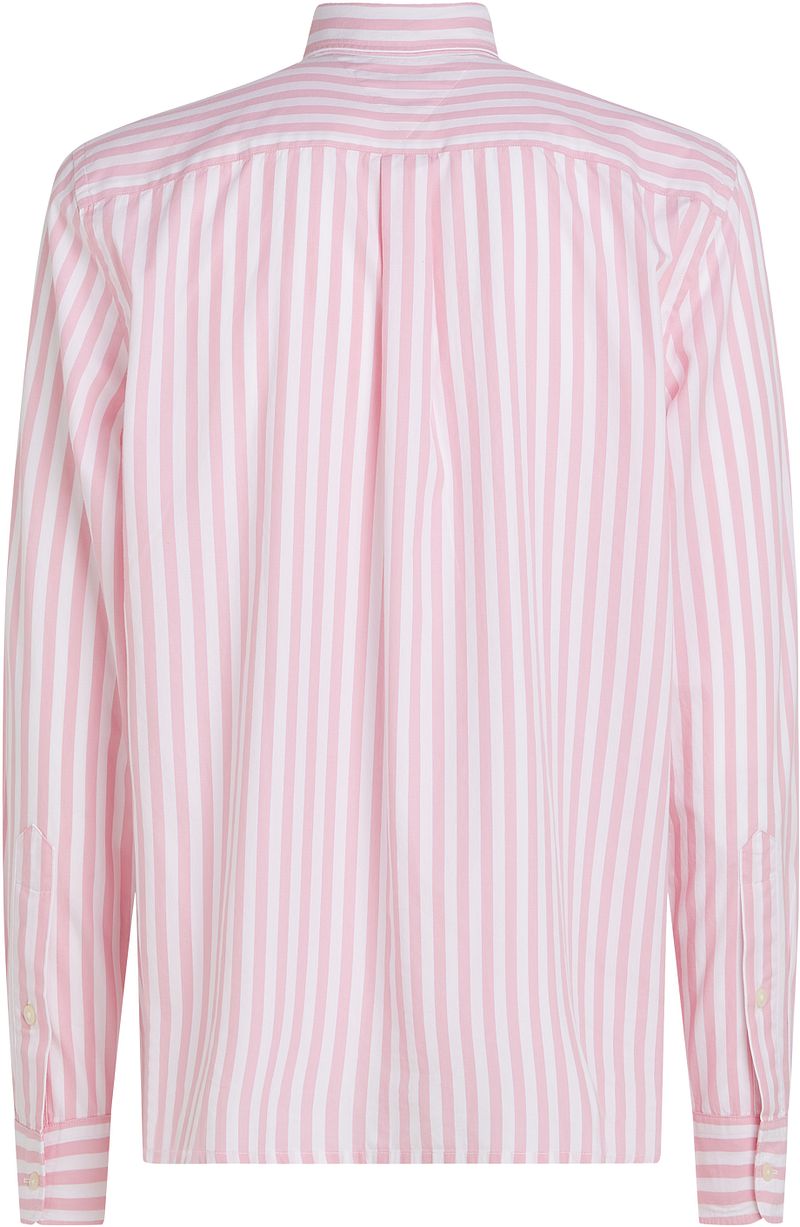 Tommy Hilfiger Poplin Overhemd Streep Roze