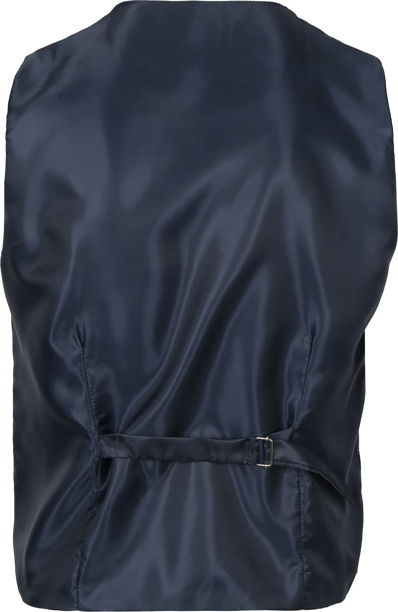Suitable Gilet Birds Eye Navy