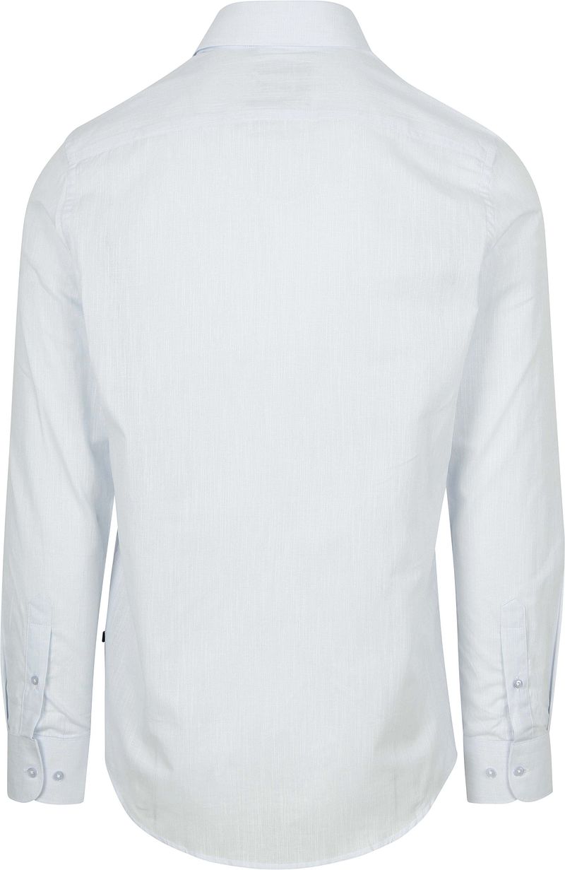 Suitable Overhemd Cotton Slub Lichtblauw