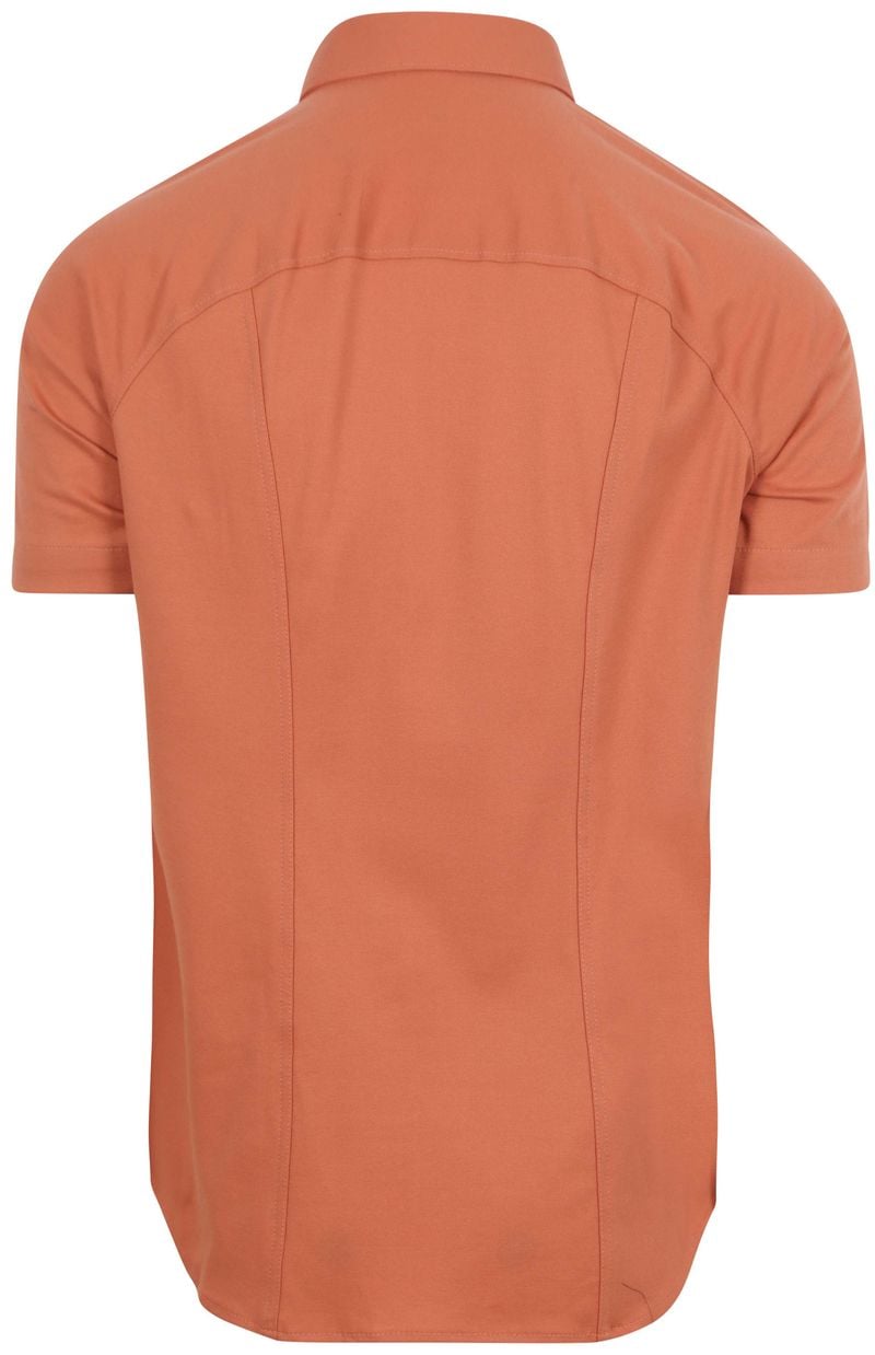 Desoto Short Sleeve Jersey Overhemd Peach Oranje