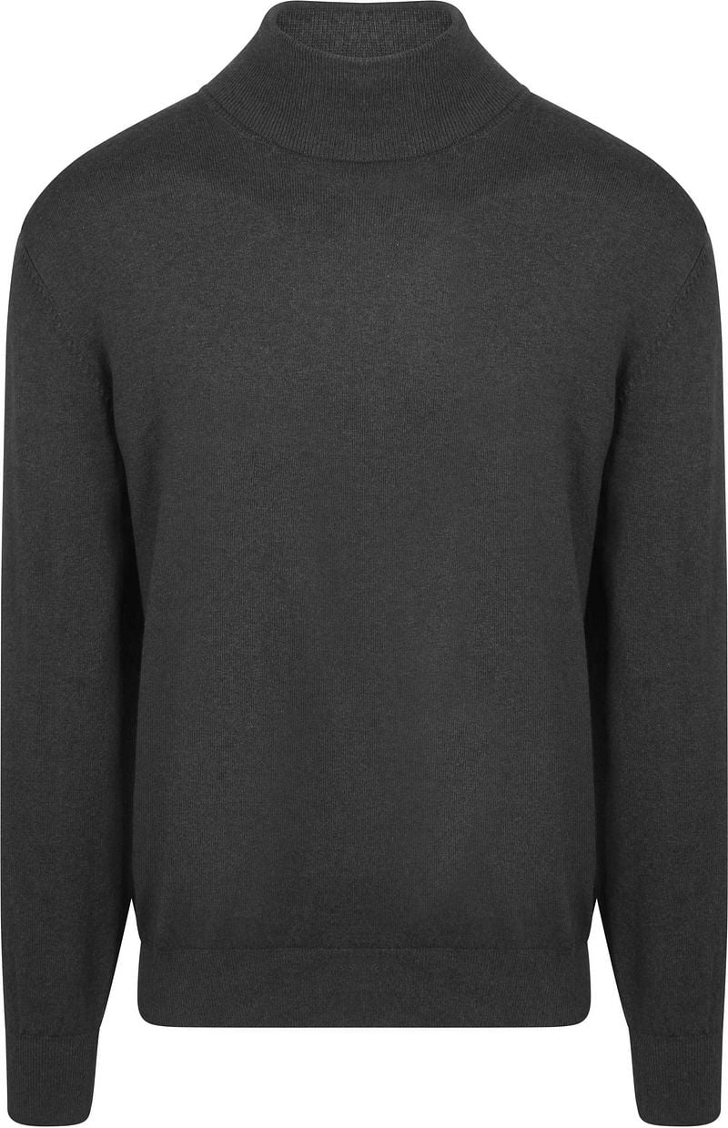 Steppin' Out Rollkragenpullover Cotton Cashmere Anthrazit  - Größe S günstig online kaufen