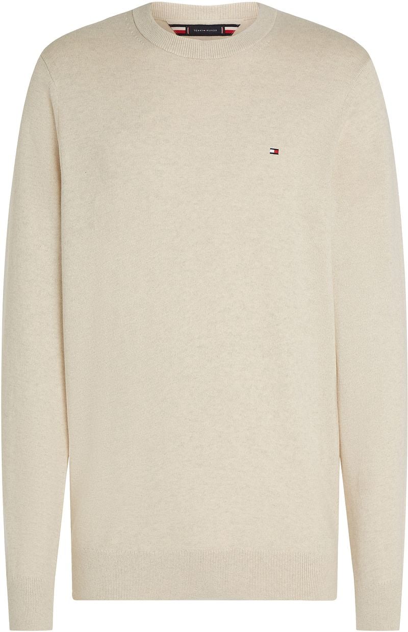Tommy Hilfiger Pullover Cotton Kashmir Ecru