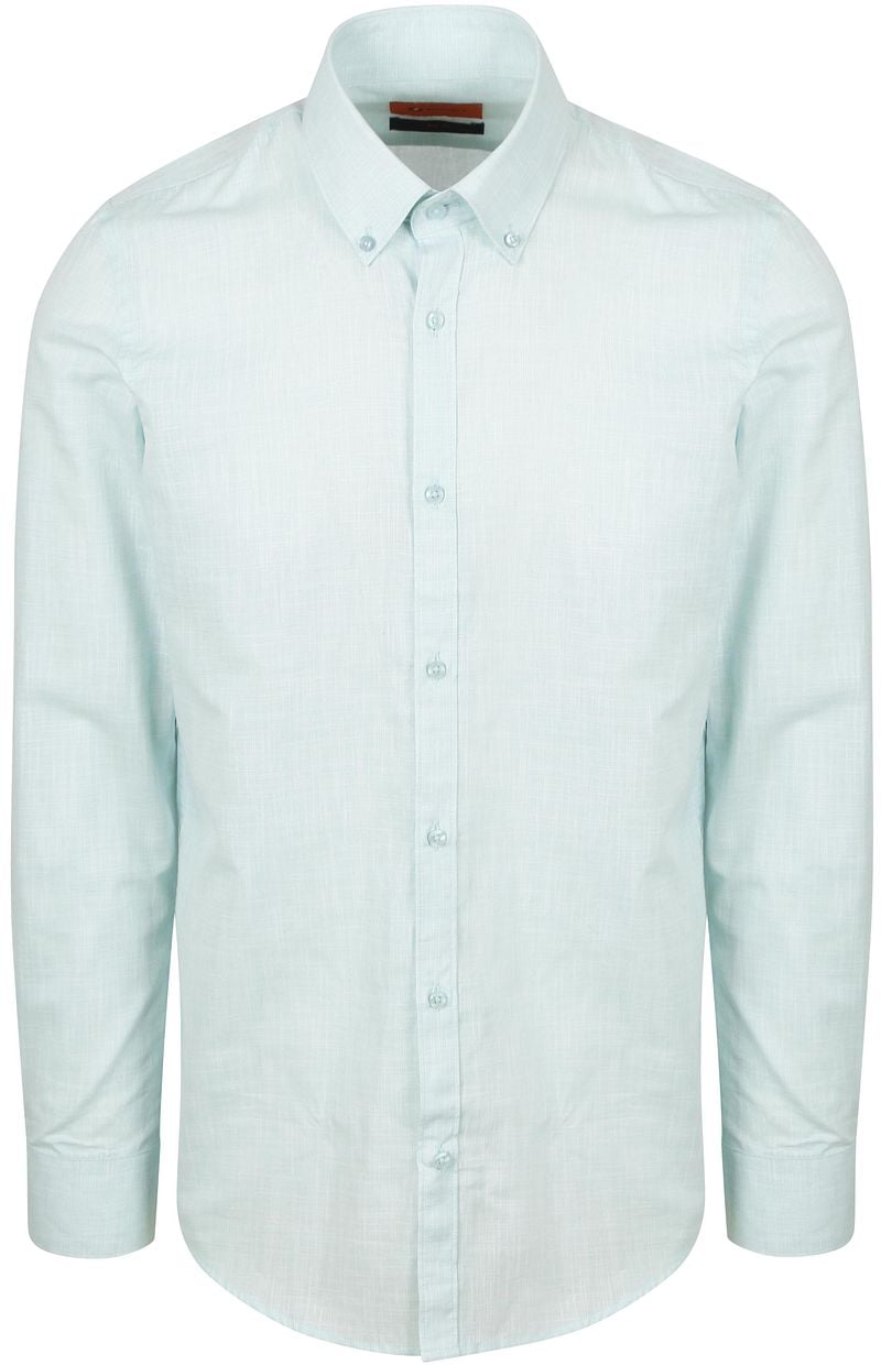 Suitable Hemd Cotton Slub Hellgrün - Größe L günstig online kaufen