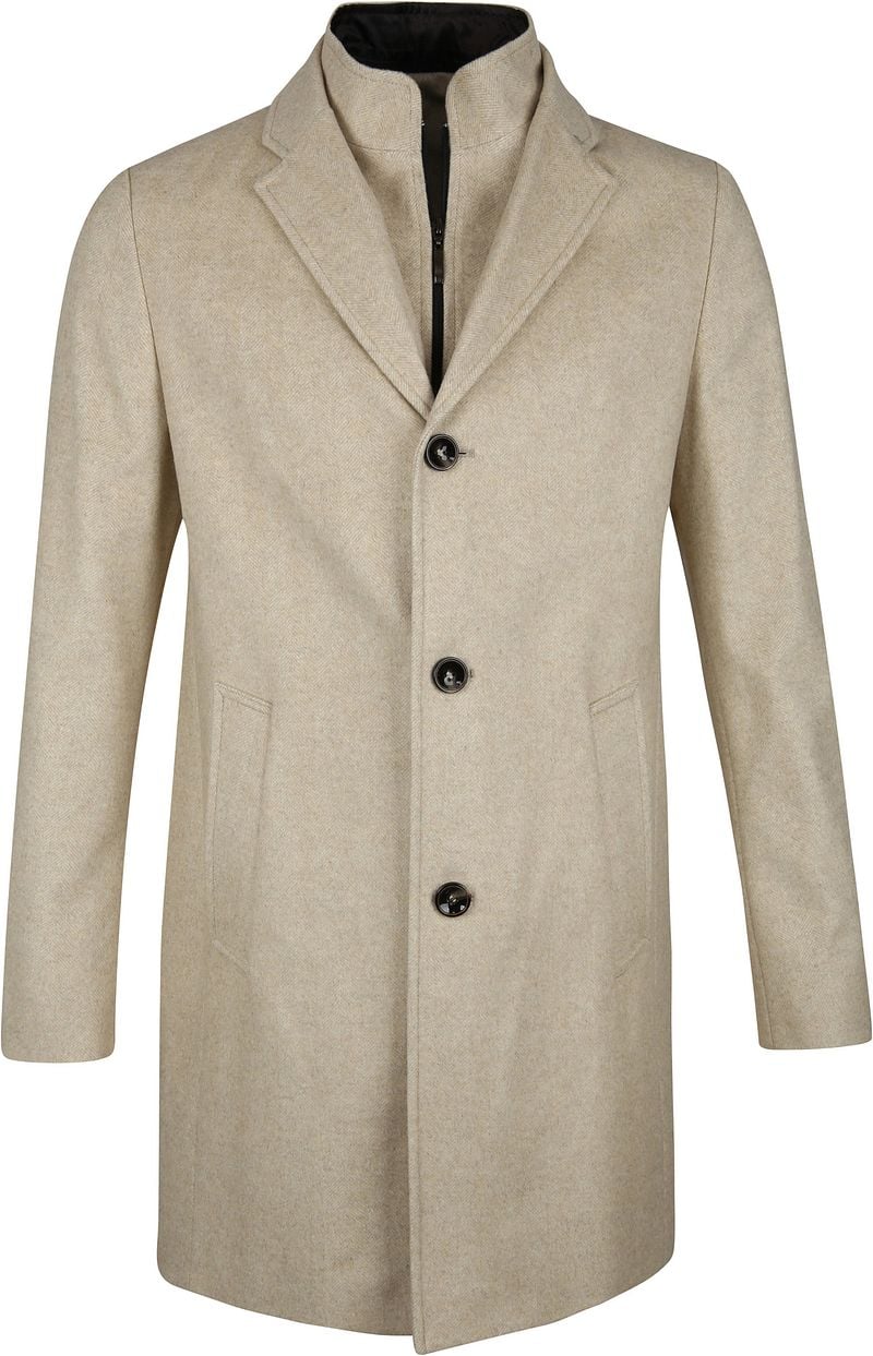 Suitable Jacke K150 Herringbone Beige - Größe 54 günstig online kaufen