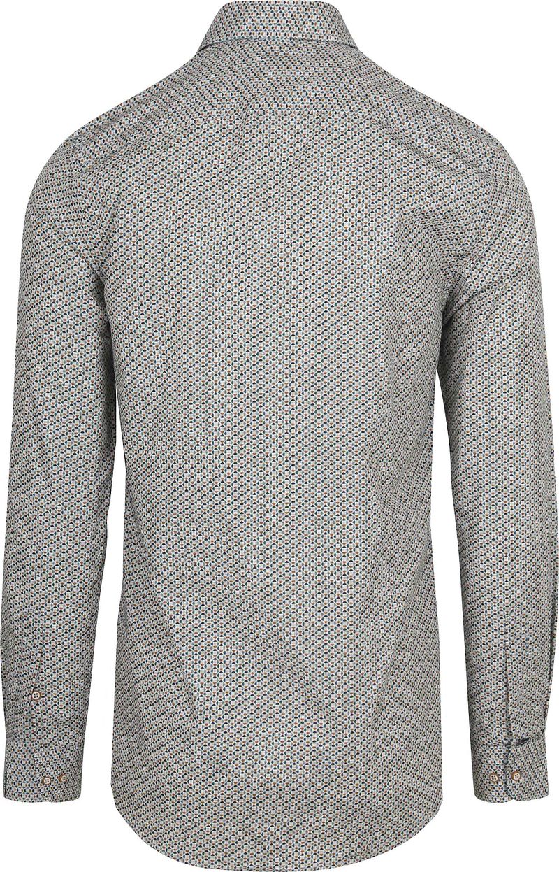 Suitable Overhemd Print Blauw