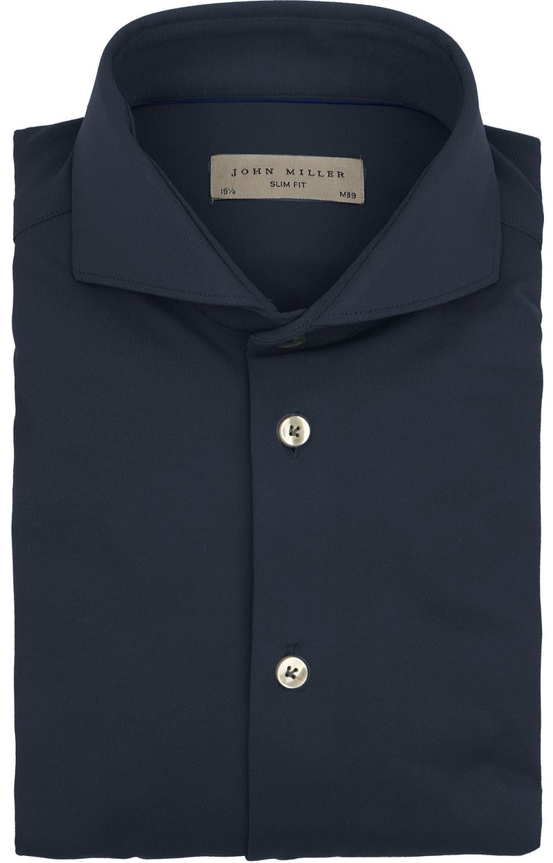 John Miller Hemd Hyperstretch Navy - Größe 42 günstig online kaufen