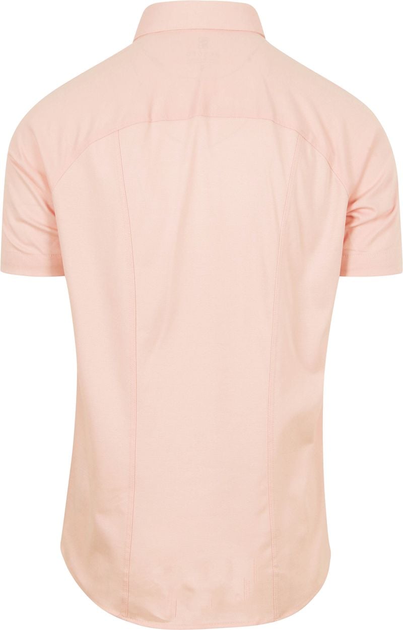 Desoto Short Sleeve Jersey Overhemd Apricot Roze