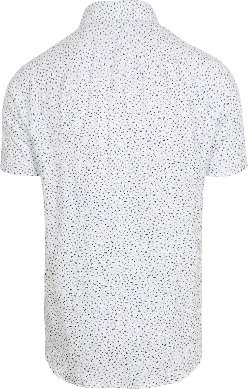 Desoto Short Sleeve Jersey Overhemd Print Wit