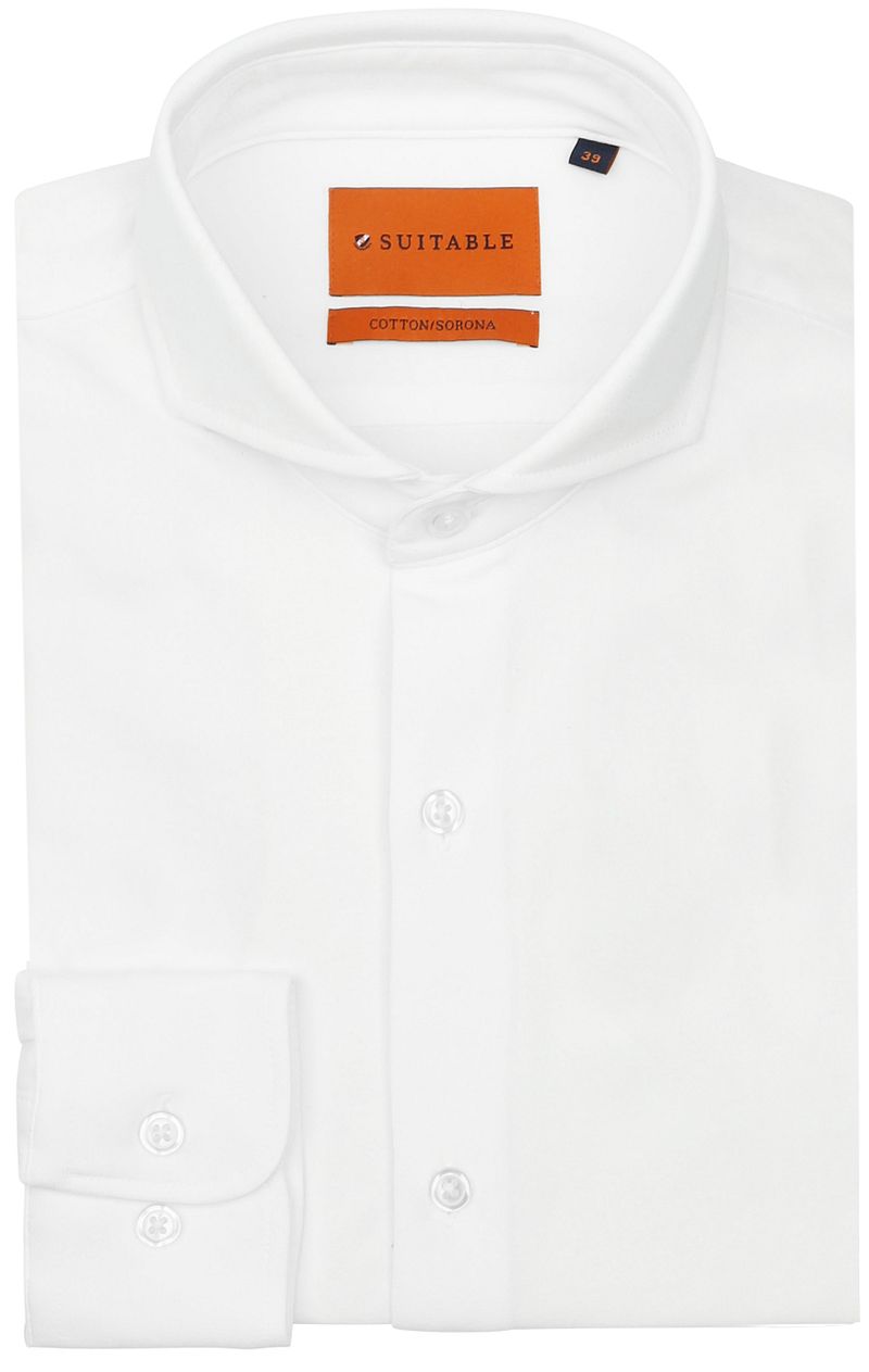 Suitable Sorona Hemd Gebrochenes Weiß - Größe 43 günstig online kaufen