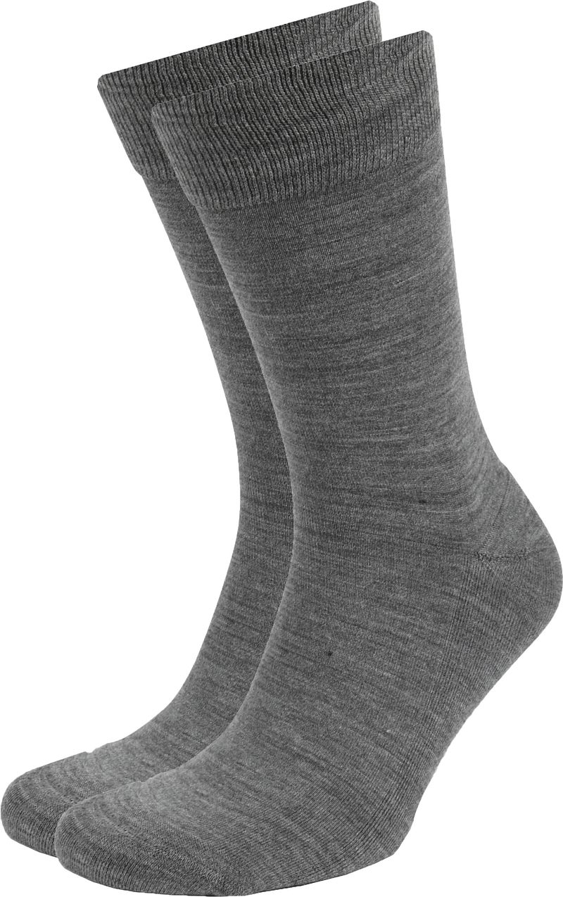 Suitable Chaussettes Mérinos Lot de 2 Gris taille 39-42