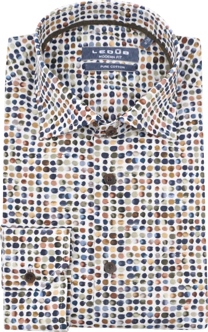 Ledub Overhemd Print Multicolour