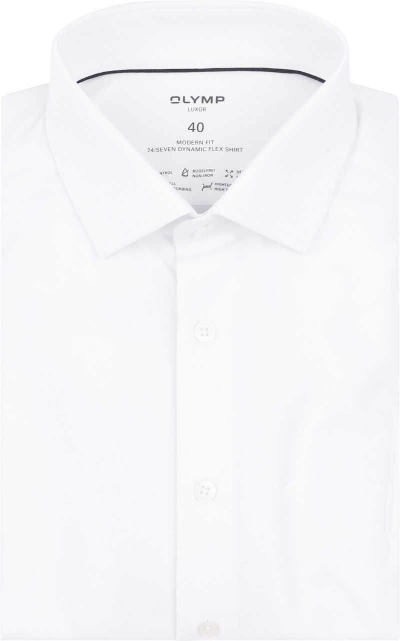 OLYMP Luxor 24/Seven Hemd Weiß - Größe 42 günstig online kaufen