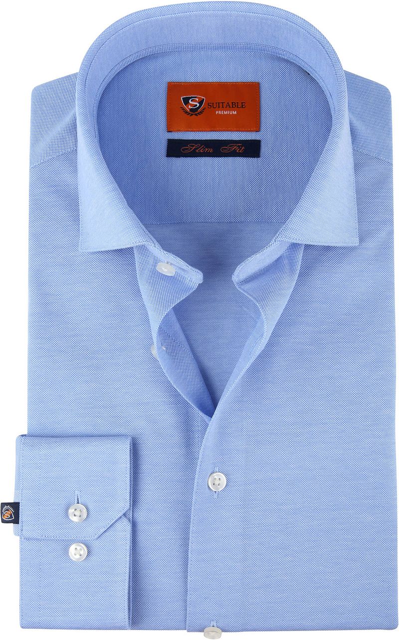 Suitable Chemise Jersey Clair  Bleu clair Bleu taille 39