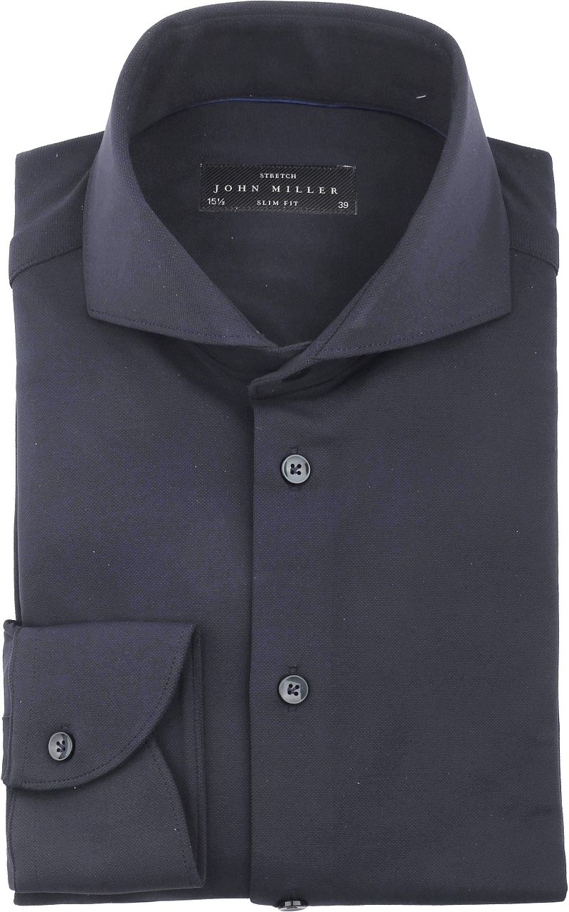 John Miller Hemd Hyperstretch Navy - Größe 41 günstig online kaufen