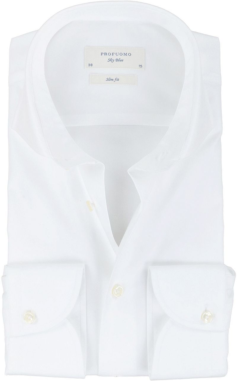 Profuomo Sky Blue No 6 Cutaway Blanc taille 37