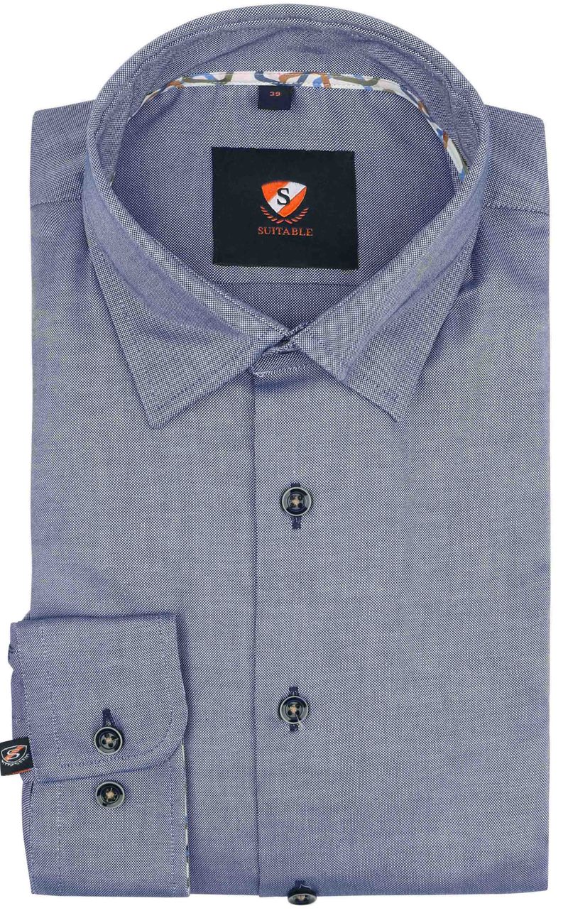 Suitable Overhemd Oxford Blauw