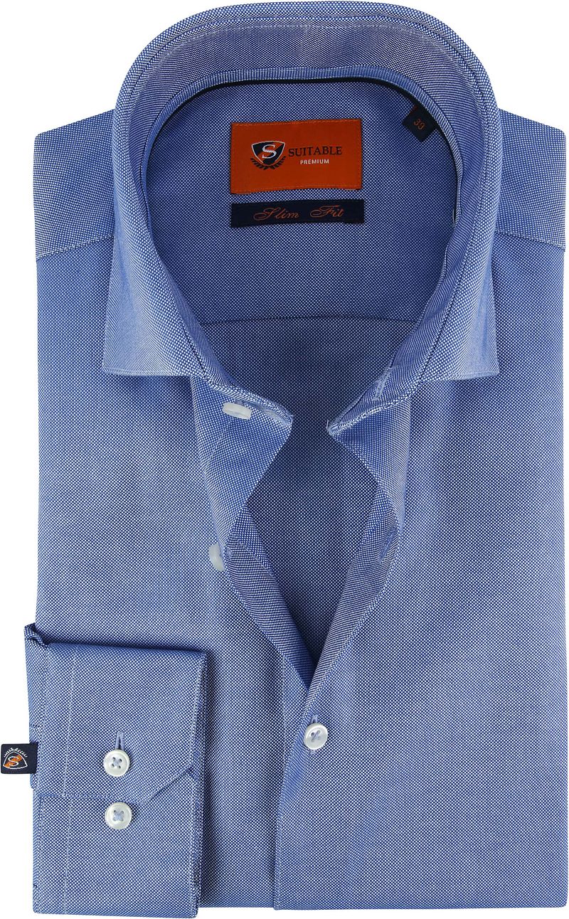 Suitable Chemise Coupe Slim  Bleu taille 38