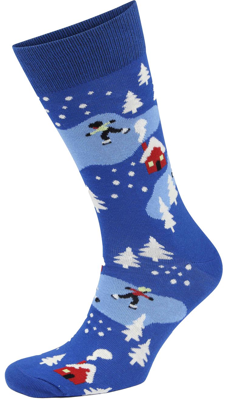 Happy Socks Sokken met motiefstitching model 'Winter Night'