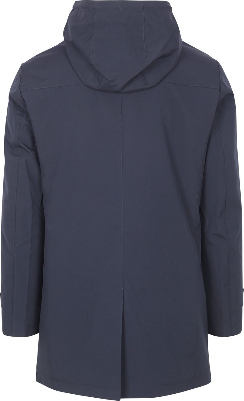 Suitable Jas Hood Tech Navy