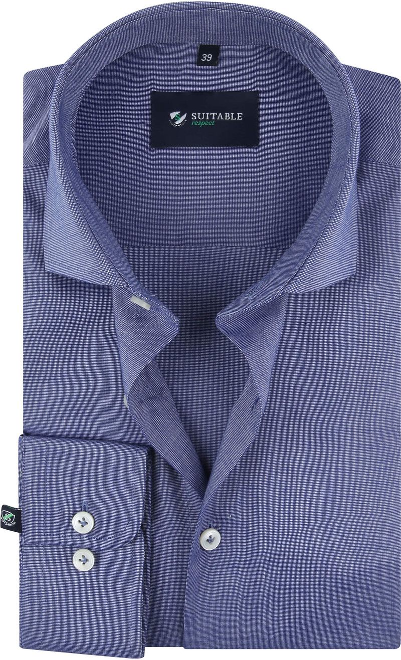 Suitable Respect Chemise Foncé  Bleu foncé Bleu taille 38